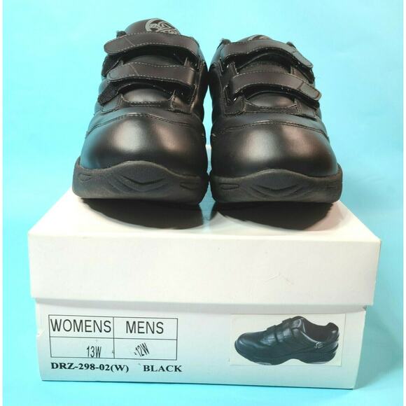 Dr Zen Therapeutic Footwear Unisex Mens Size 12W Womens 13W DRZ-0298-02(W) Black - Picture 1 of 9